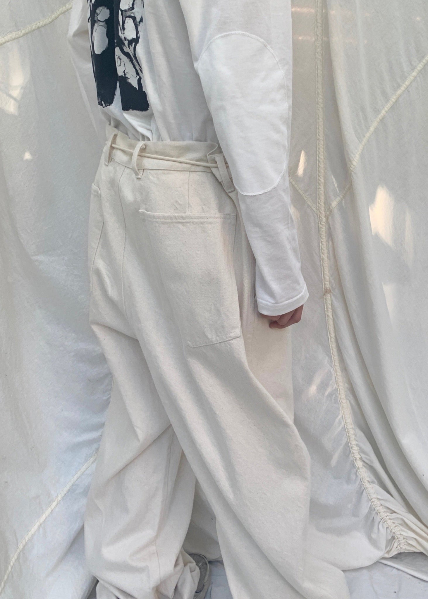 TIMOTHY Trousers | Natural Seeded Denim | last one