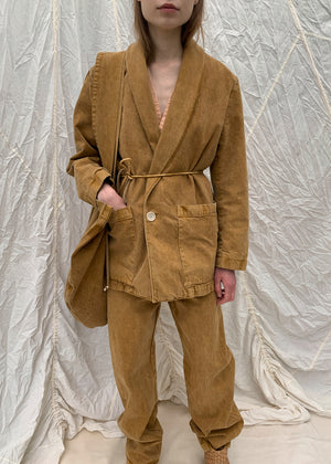 TIMOTHY Trousers | Gold Clay