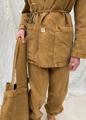 TIMOTHY Trousers | Gold Clay