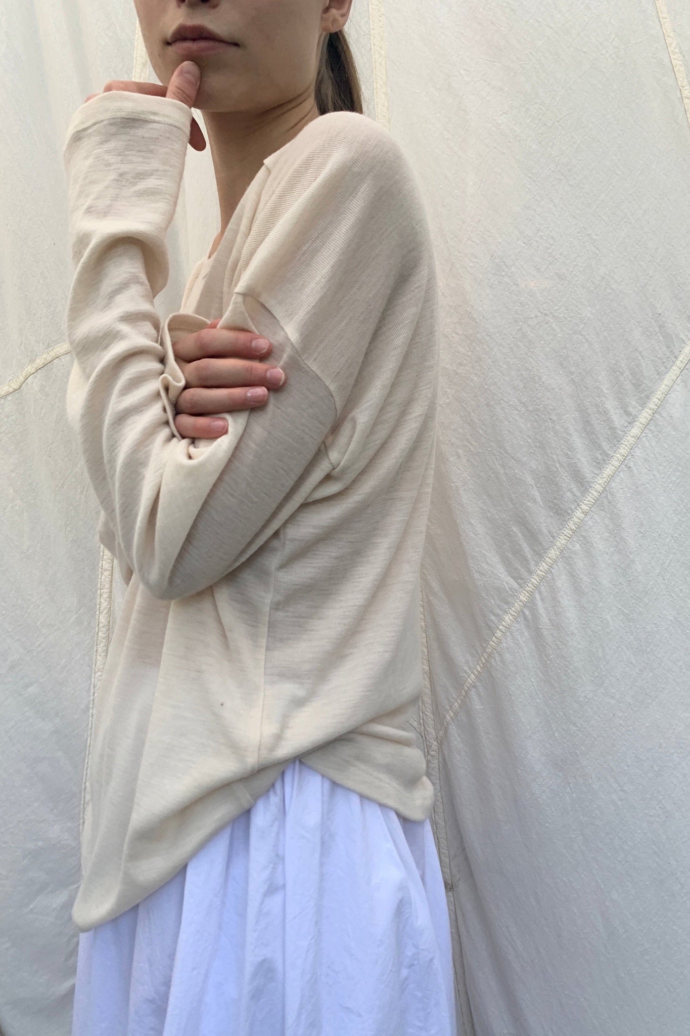LUNO Longsleeve | Natural Wool | last one