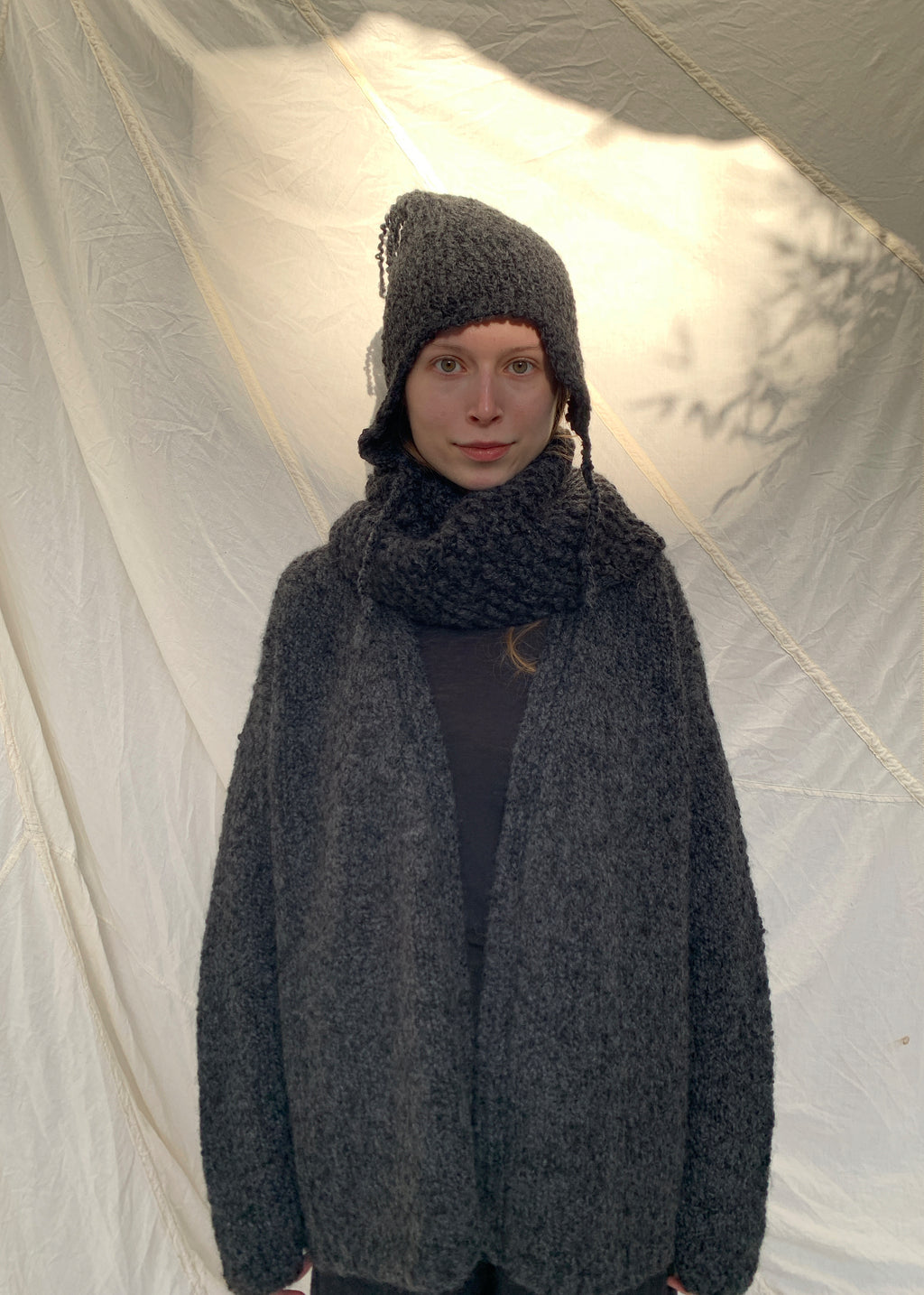 KURT Cardigan | Charcoal