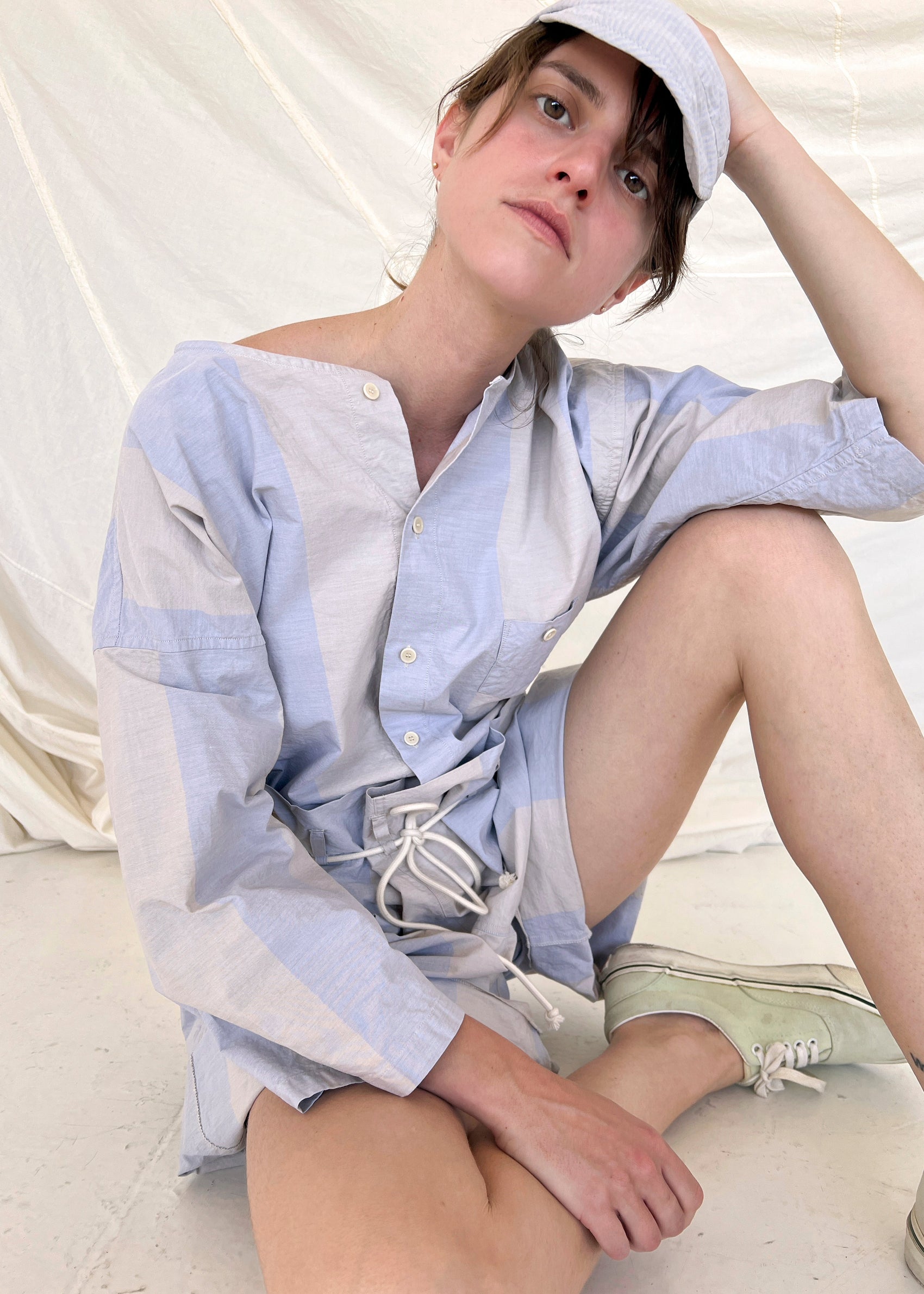 SHELDON Shirt | Dusty Stripe Wide