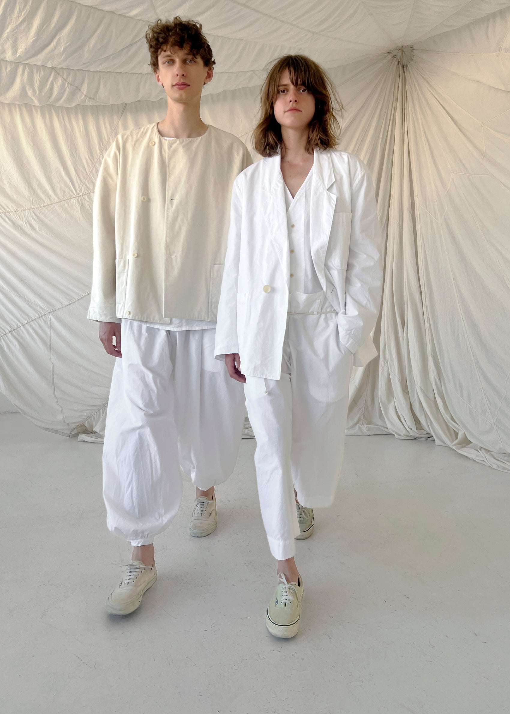 TAMOU Trousers | White