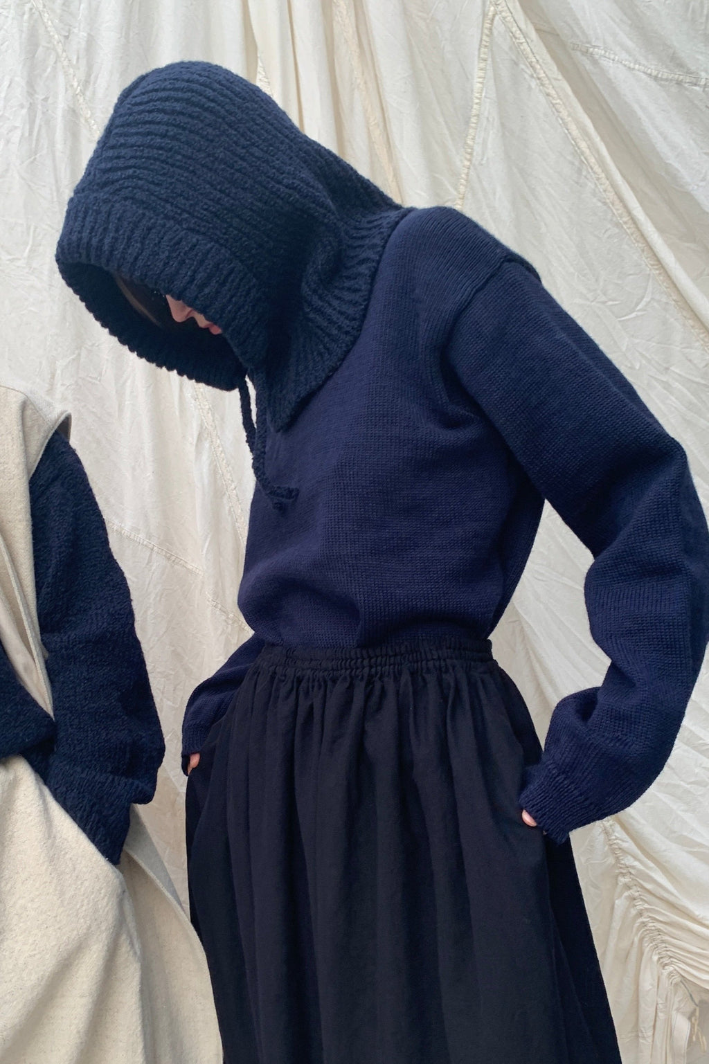 HEDWIG HOOD | Navy | last one