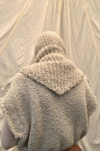 SAFRON Scarf | Knitted Wool Natural