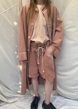 SHINE Shorts | Rose Clay Denim | last one