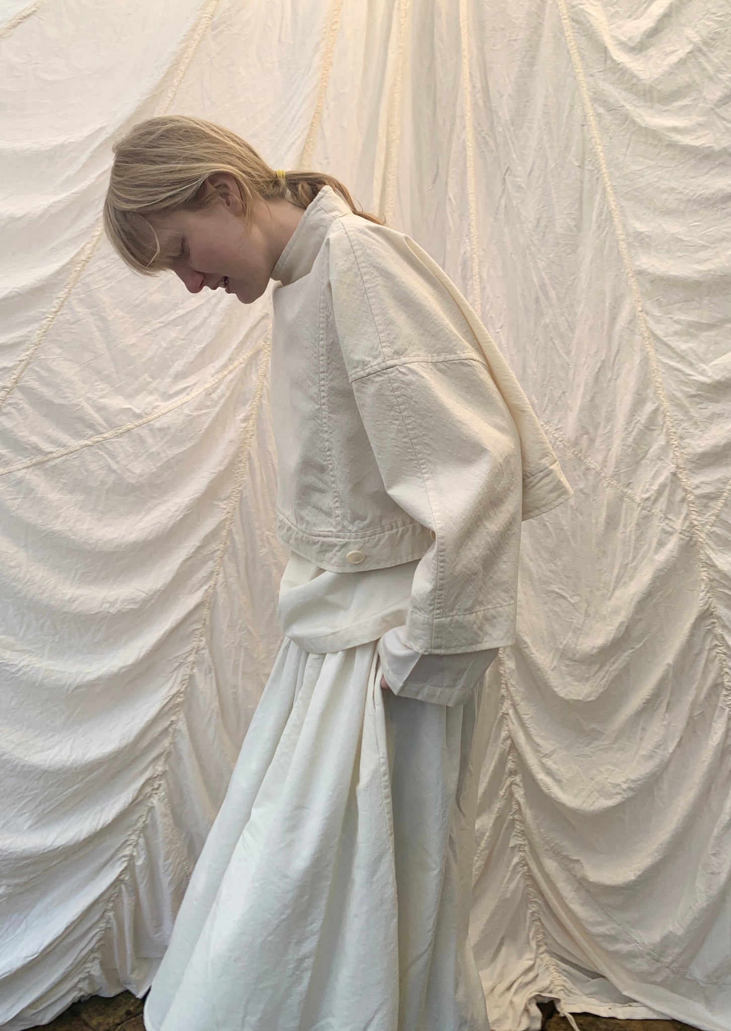 SKYE Skirt | Natural Wool