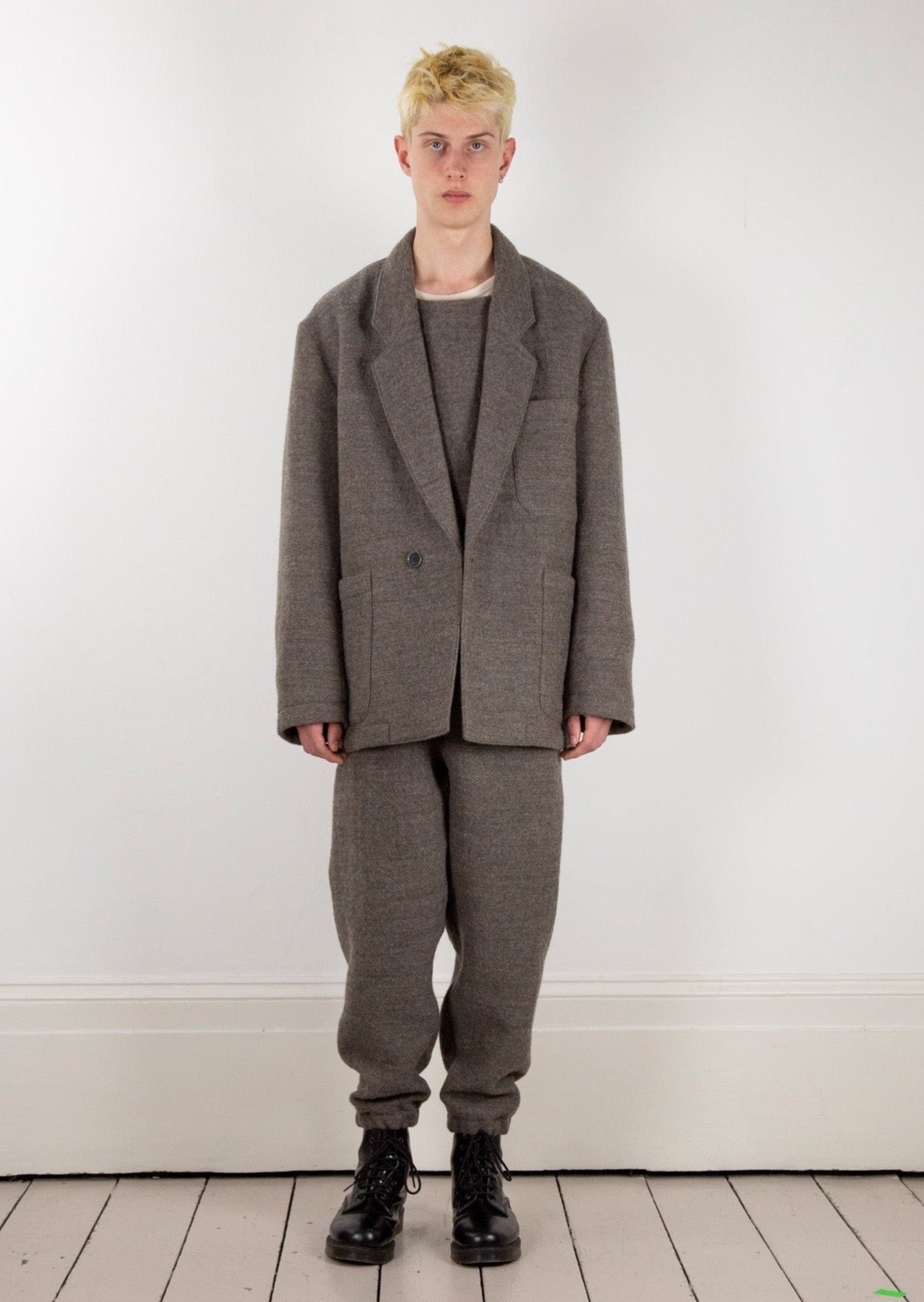 JURI Jacket | Mud Grey Wool