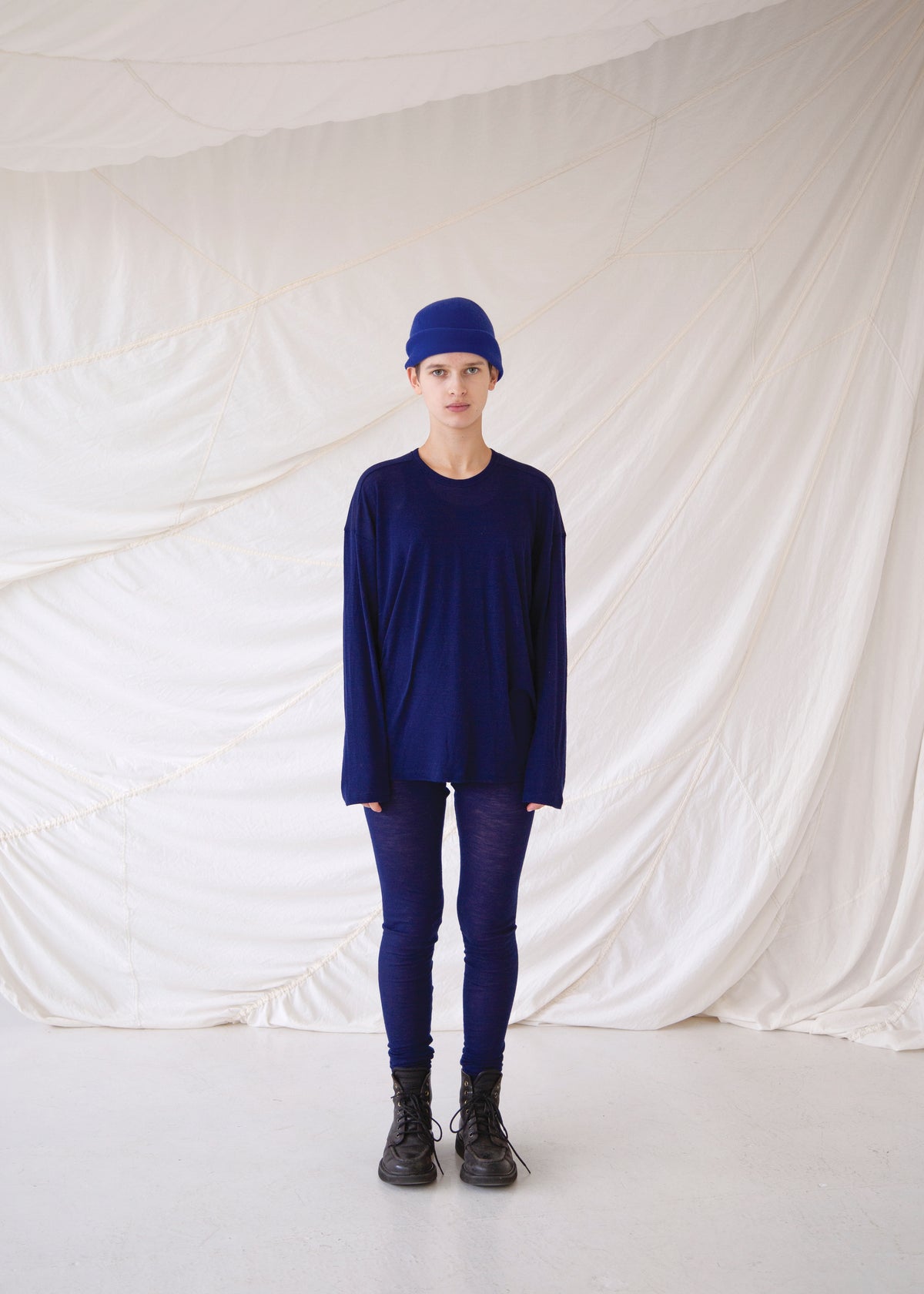 LUNO Longsleeve | Indigo Wool