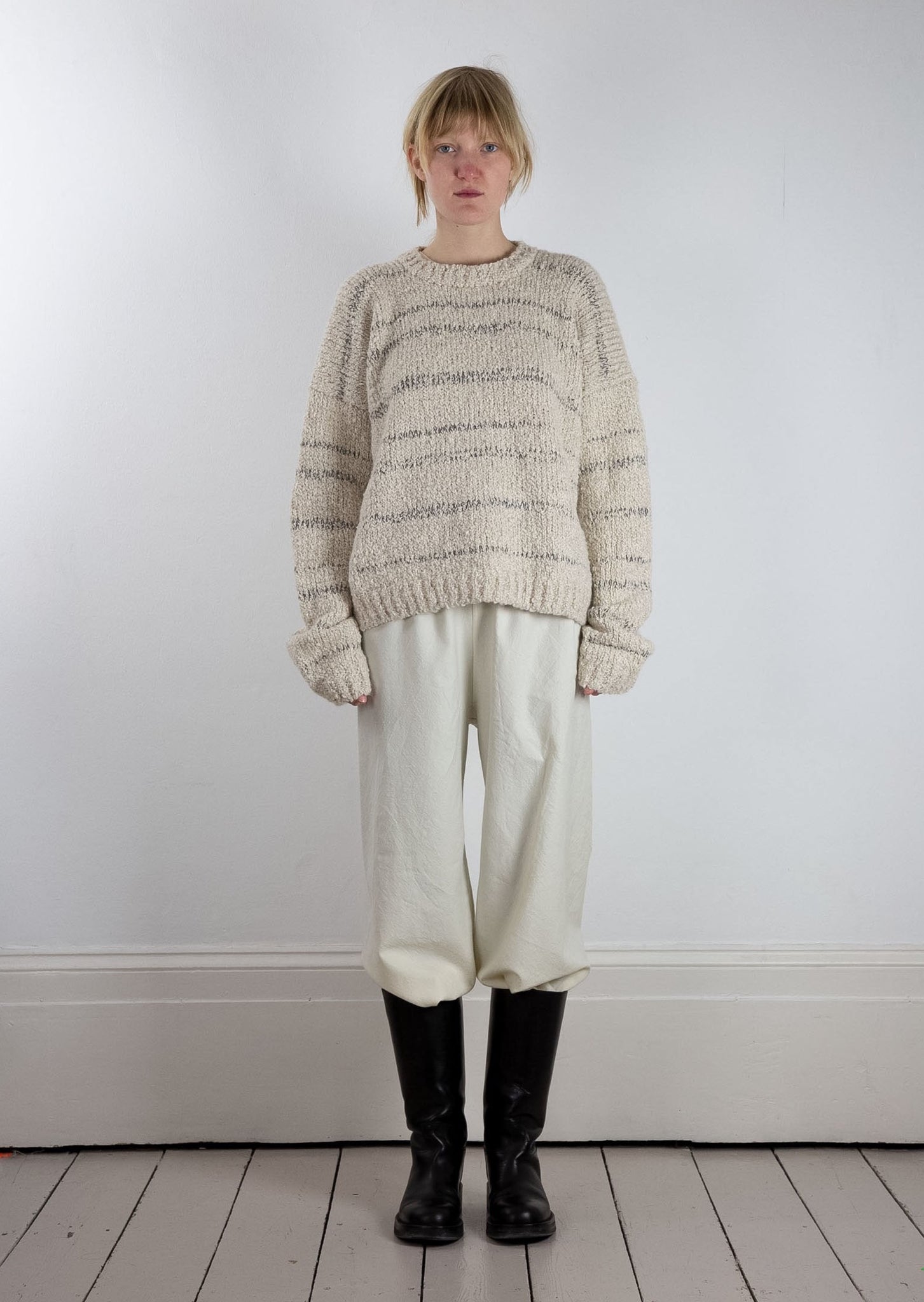 JOY Jumper | Natural Stripe