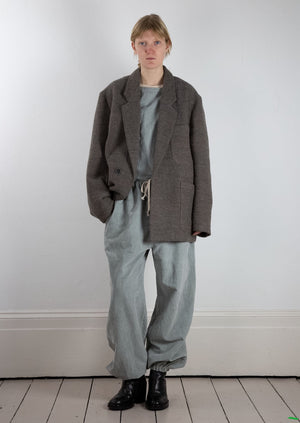 JURI Jacket | Mud Grey Wool | last one