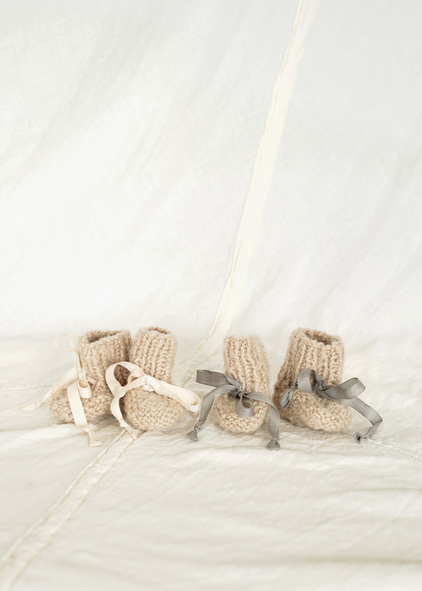 Baby Booties hand knitted  | 0-4 months