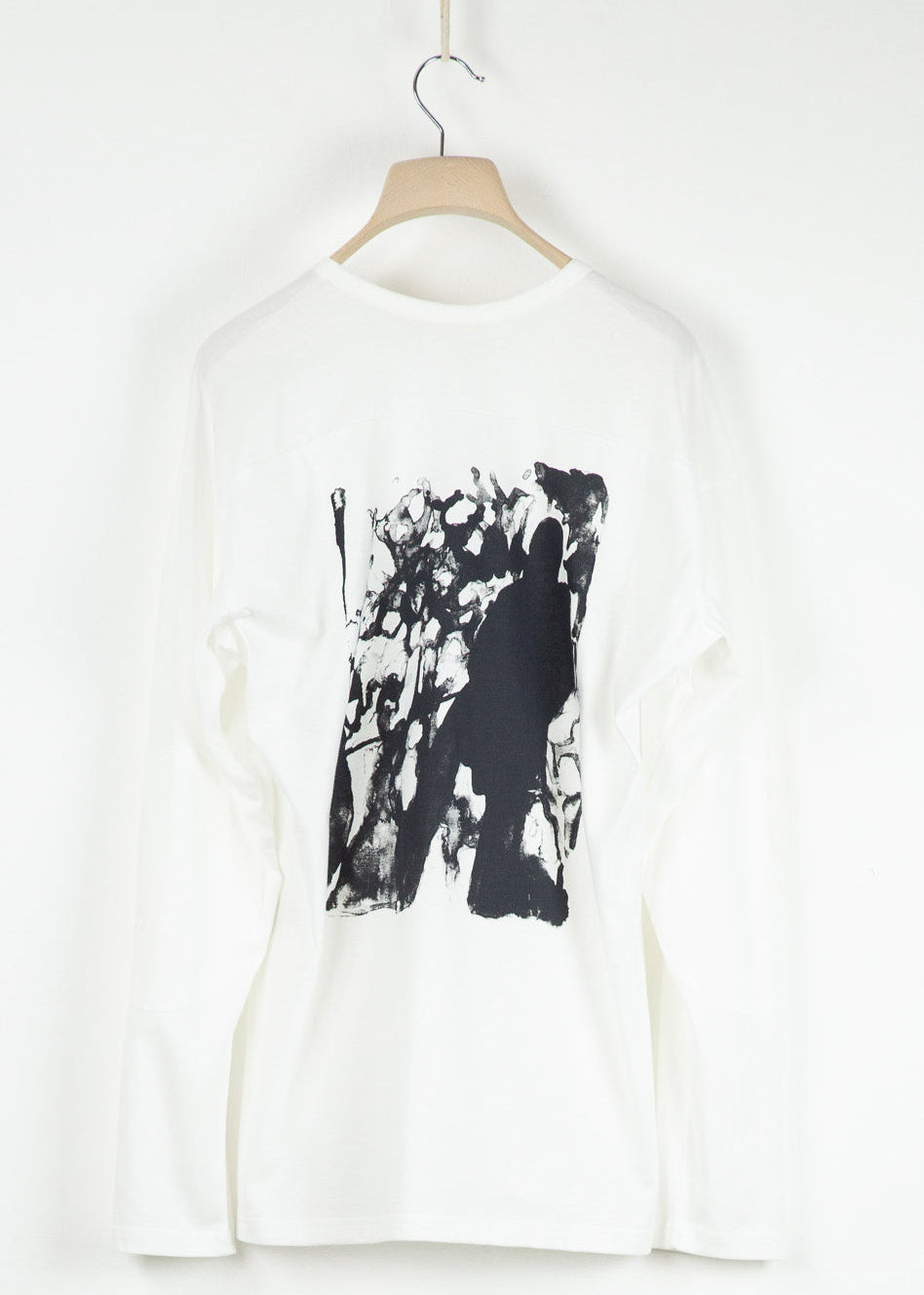 LAURIE Longsleeve | White | Reflection Print
