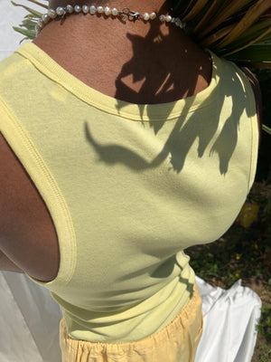 VIVA Vest with Drawstring | Yellow