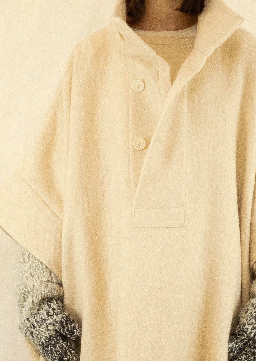 KAMINE Cape | Natural Wool | last one